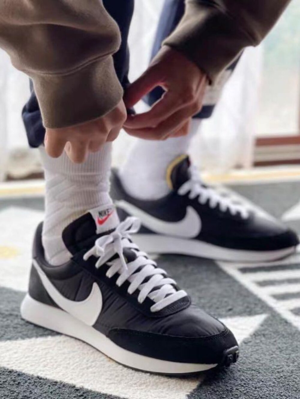 Nike Air Tailwind 79 Shoes Black White Retro Sneakers